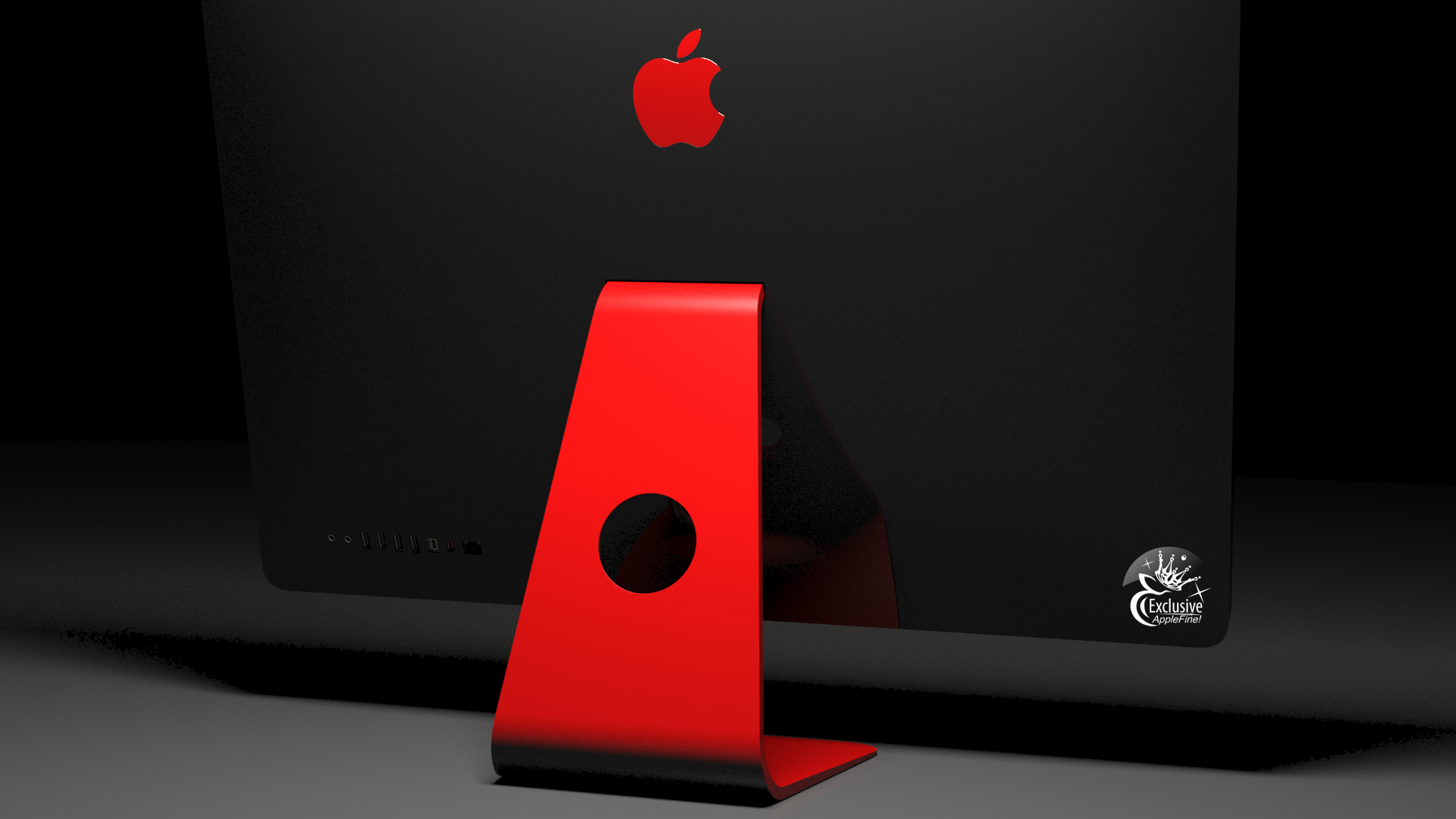 Эксклюзивный iMac Apple Red